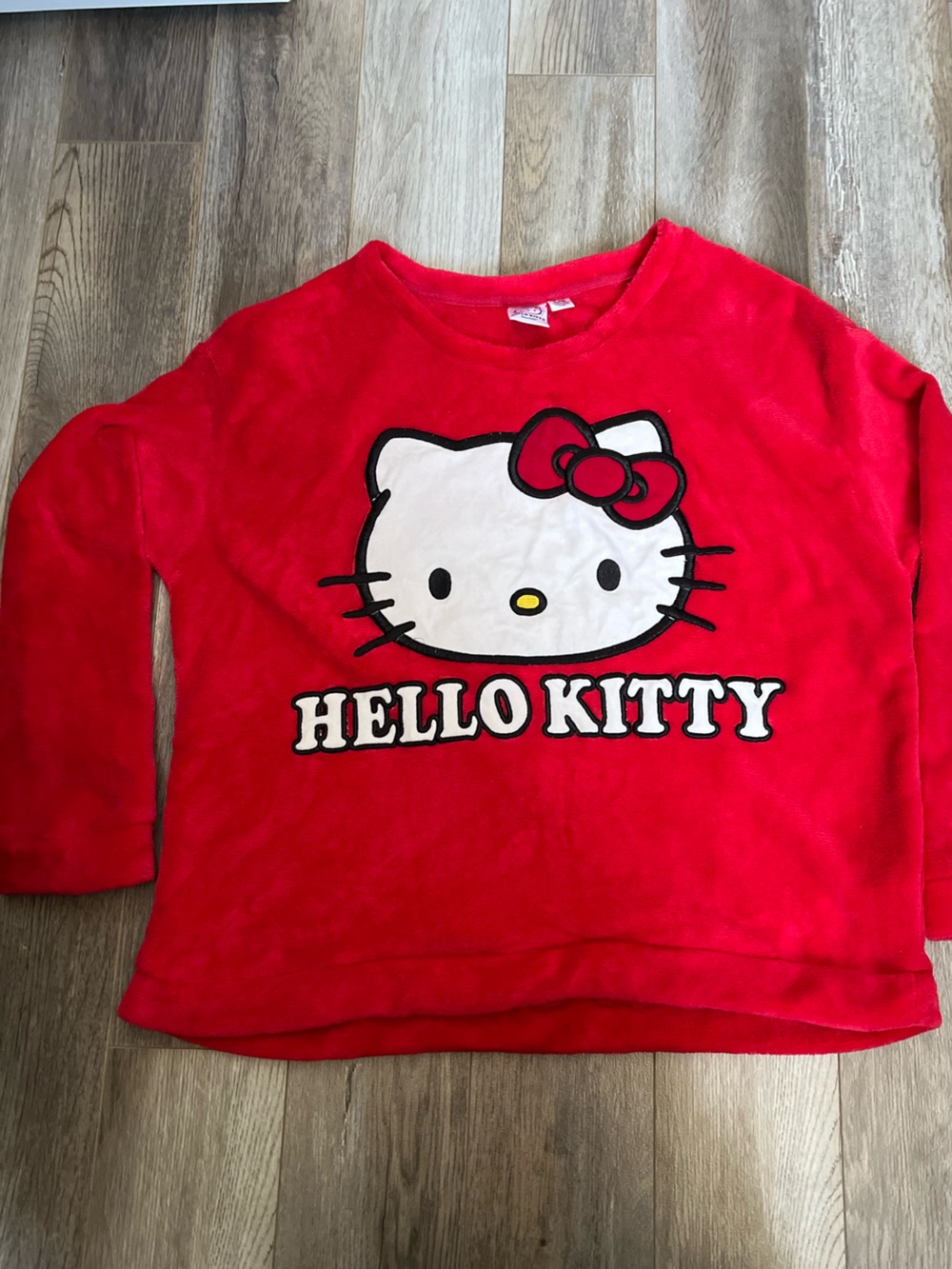 Hello Kitty Red fleece sweater